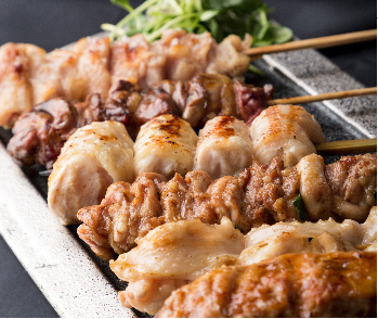 自慢の串焼き